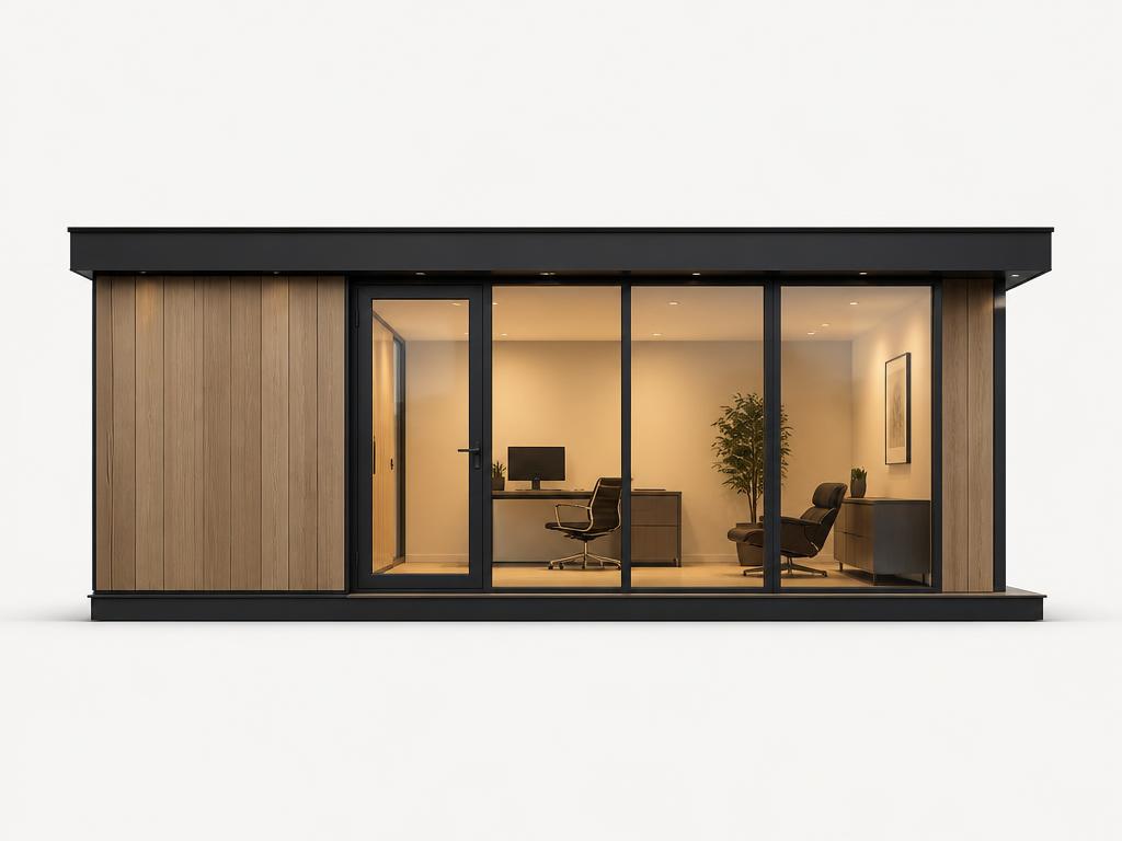 Work Forward Office Pod architectural elevation