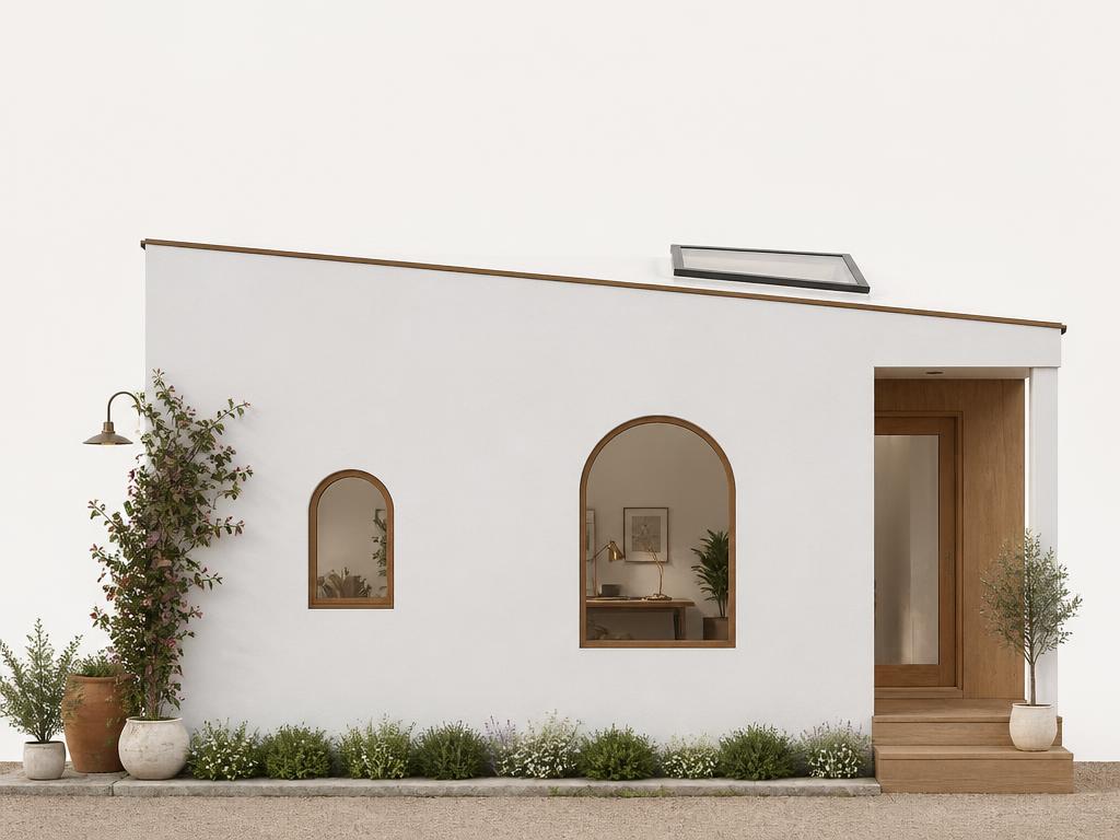 Luxury She Shed / Studio architectural elevation